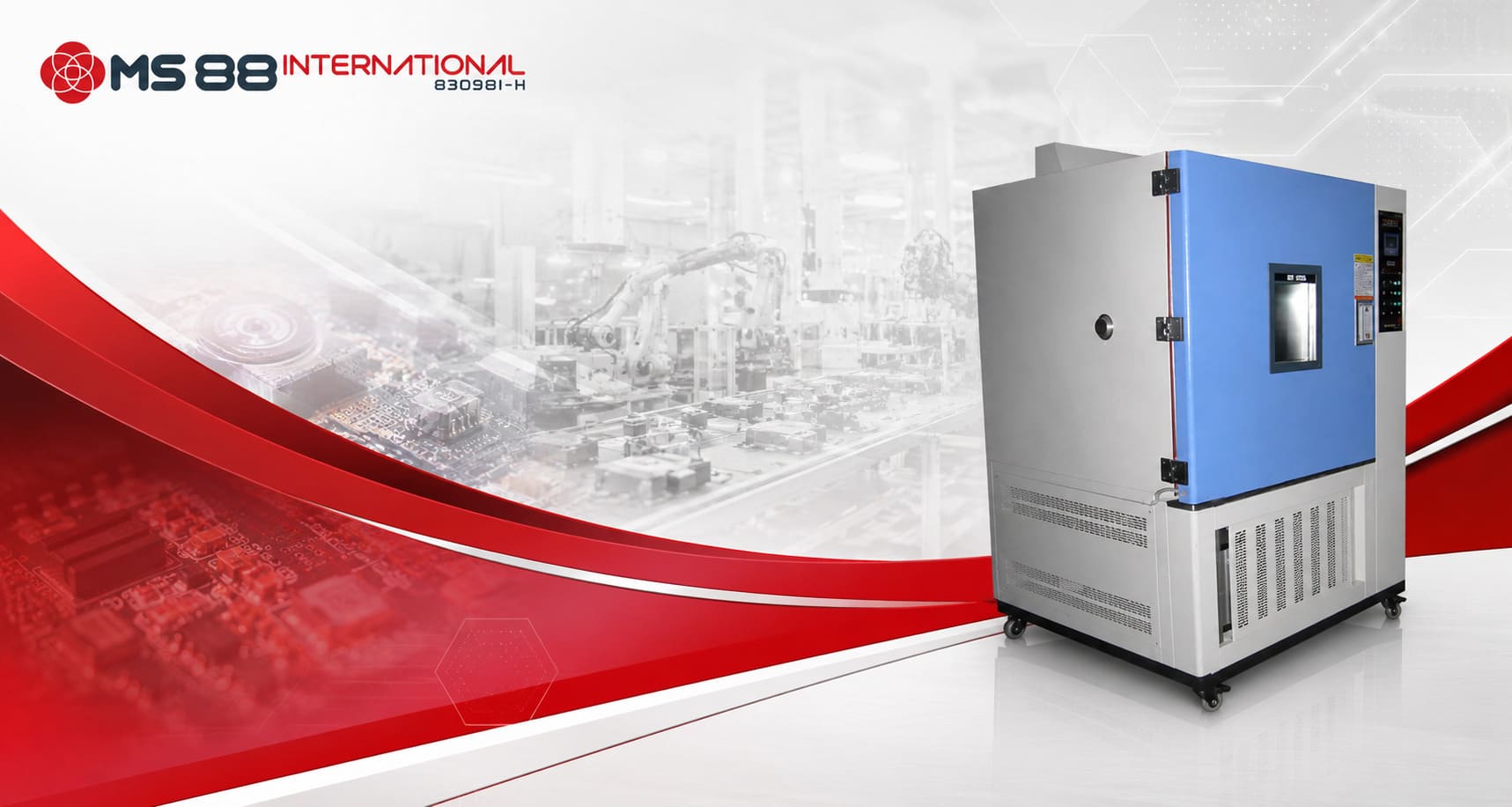 Industrial technology branding banner design